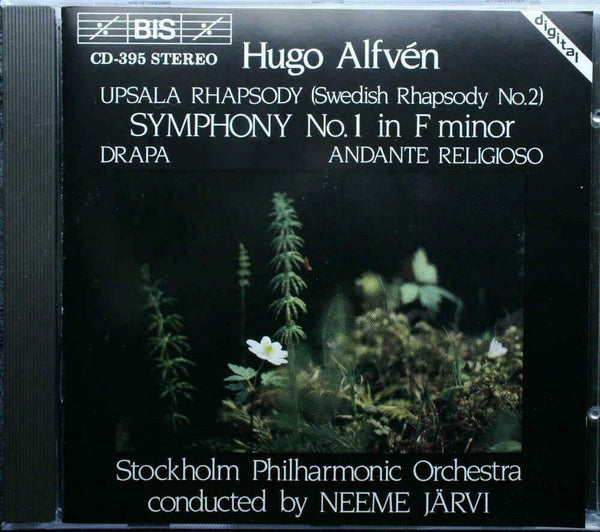 ALFVEN - HUGO ALFVEN Symphony No1 Neeme Jarvi Stockholm Philharmon BIS CD 395 7tr 1988 CD - atonal.se