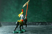 BRITAINS HERALD SWOPPET Mounted Medieval Lance Banner Insignia Knight Full Features - atonal.se