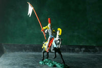 BRITAINS HERALD SWOPPET Mounted Medieval Lance Banner Insignia Knight Full Features - atonal.se