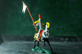 BRITAINS HERALD SWOPPET Mounted Medieval Lance Banner Insignia Knight Full Features - atonal.se