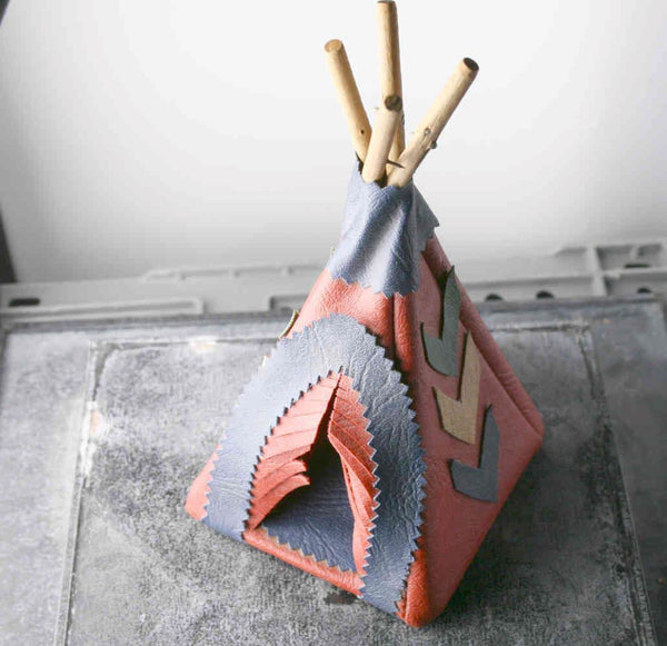COMPOSITION ACCESSORY FOR ELASTOLIN LINEOL Wild West Indian Teepee Camp Tent F - atonal.se