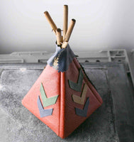 COMPOSITION ACCESSORY FOR ELASTOLIN LINEOL Wild West Indian Teepee Camp Tent F - atonal.se