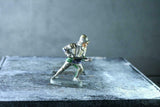 COMPOSITION ELASTOLIN Medieval Knight On Foot With Lance ~7cm O - atonal.se