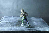COMPOSITION ELASTOLIN Medieval Knight On Foot With Lance ~7cm O - atonal.se