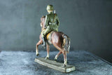 COMPOSITION ELASTOLIN WW World WarII Mounted Parading German Officer Slow Horse ~7cm K - atonal.se
