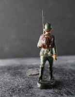 COMPOSITION ELASTOLIN WWI World War 1 Reichswehr German Army Soldier Marching 2 O - atonal.se