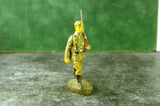 COMPOSITION ELASTOLIN WWII German Army Marching w Rifle Front Field Cap ~7cm H 1 - atonal.se