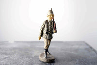 COMPOSITION ELASTOLIN WWII World War German Marching w Rifle no Backpack ~7cm D - atonal.se