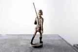 COMPOSITION Elastolin WWII World War German Soldier w Rifle Marching ~7cm b D - atonal.se