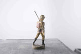 COMPOSITION Elastolin WWII World War German Soldier w Rifle Marching ~7cm c D - atonal.se