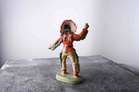 COMPOSITION LEYLA Wild West Indian Advancing On Foot High Hand ~7cm E - atonal.se