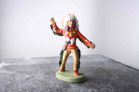COMPOSITION LEYLA Wild West Indian Advancing On Foot High Hand ~7cm E - atonal.se