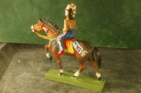 COMPOSITION LEYLA Wild West WW Mounted Indian Riding Restful For ~7cm E - atonal.se