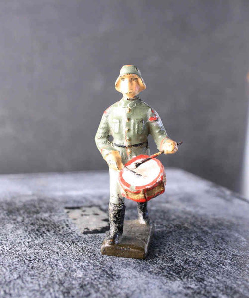 COMPOSITION LINEOL WWI World War 1 Reichswehr German Army Musician Drummer ~7cm N - atonal.se