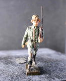 COMPOSITION LINEOL WWI World War 1 Reichswehr German Army Soldier Marching ~7cm N - atonal.se