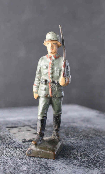 COMPOSITION LINEOL WWI World War 1 Reichswehr German Army Soldier Marching 8 M - atonal.se