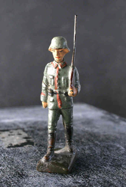 COMPOSITION LINEOL WWI World War 1 Reichswehr German Army Soldier Marching4 ~6,5cm M - atonal.se