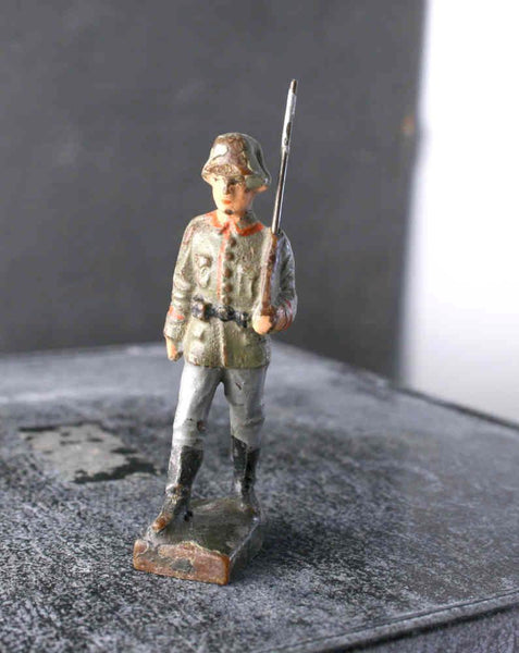 COMPOSITION LINEOL WWI World War 1 Reichswehr German Army Soldier Marching5 ~6,5cm M - atonal.se