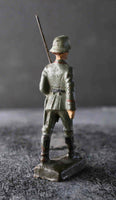 COMPOSITION LINEOL WWI World War 1 Reichswehr German Marching w Rifle 2 P - atonal.se