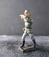 COMPOSITION LINEOL WWI World War 1 Reichswehr German Musician Marching Flute2 ~7cm N - atonal.se