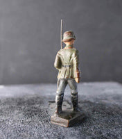 COMPOSITION LINEOL WWI World War 1 Reichswehr German Soldier Marching Rifle ~6,5cm N - atonal.se