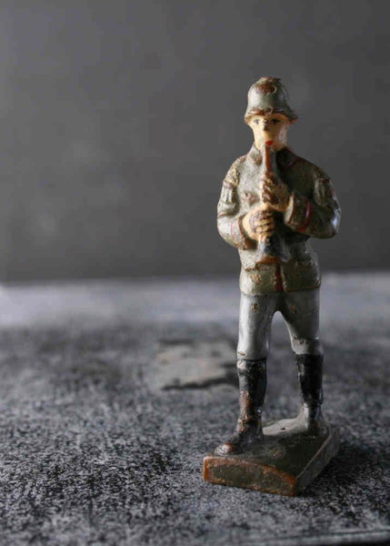 COMPOSITION LINEOL WWI World War 1 Reichswehr German Walk Musician Clarinet P - atonal.se
