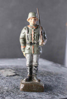 COMPOSITION LINEOL WWI World War Red Line German Army Soldier Still Stand ~7cm M - atonal.se