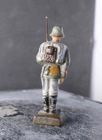 COMPOSITION LINEOL WWI World War Red Line German Army Soldier Still Stand ~7cm M - atonal.se