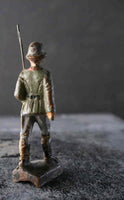 COMPOSITION LINEOL WWI World War Red Line German Marching w Rifle 3 ~6,5cm O - atonal.se