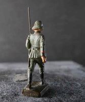 COMPOSITION LINEOL WWI World War Red Line German Marching w Rifle ~6,5cm O - atonal.se