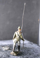 COMPOSITION LINEOL WWI World War Red Line German Soldier Long Stick ~6,5cm M - atonal.se