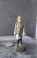 COMPOSITION LINEOL WWI World War Red Line German Soldier Marching Sabre ~6,5cm N - atonal.se