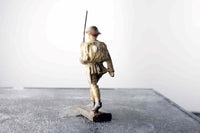 COMPOSITION LINEOL WWII World War British Marching Rifle by Sholder ~7cm D - atonal.se