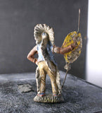 COMPOSITION Unbranded Wild West WW Indian Standing Ceremonial ~7cm M - atonal.se