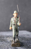 COMPOSITION LINEOL WWI World War Red Line German Army Soldier Marching9 ~6,5cm M