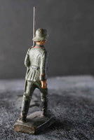COMPOSITION LINEOL WWI World War Red Line German Marching w Rifle 5 ~6,5cm P