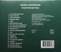 MONICA ZETTERLUND Sweet Georgie Fame Philips – 512 547-2 Germany 1992 19trx CD - atonal.se