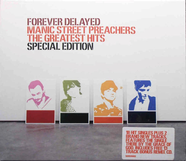 MSP MANIC STREET PREACHERS Forever Delayed Special Edition Epic 509551 9 UK 2002