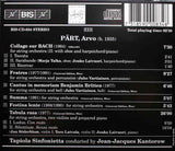 PÄRT - ARVO PÄRT Jean-Jacques Kantorow Summa Austria 1997 Album CD - atonal.se