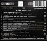 PÄRT - ARVO PÄRT Jean-Jacques Kantorow Summa Austria 1997 Album CD