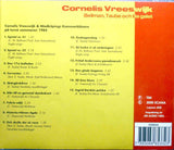 VREESWIJK - CORNELIS VREESWIJK Bellman Taube Och Lite Galet Scana – CD8533 EU 2000 15tr CD