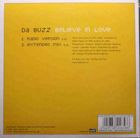 DA BUZZ Believe In Love 2001 CD Single