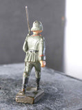 COMPOSITION LINEOL WWI World War Red Line German Army Soldier Marching ~6,5cm M