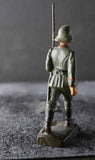 COMPOSITION LINEOL WWI World War Red Line German Marching w Rifle 10 ~6,5cm P