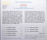 JOHAN HELMICH ROMAN Sinfonior Schroeder Musica Sveciae MSCD 418 UK 1990 29tr CD - atonal.se