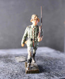 COMPOSITION LINEOL WWI World War Reichswehr German Army Soldier Marching ~7cm N