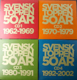 SVENSKTOPPEN 50 AR 100 Ettor 1962-2012 Sony 100trx cardboard box 2012 5CD