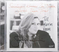 SARAH DAWN FINER Sanningen Kommer Om Natten ROXYCD53 EU 2012 12trx AutographedCD