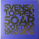 SVENSKTOPPEN 50 AR 100 Ettor 1962-2012 Sony 100trx cardboard box 2012 5CD