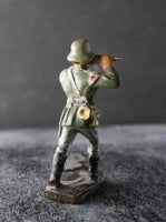 COMPOSITION LINEOL WWI World War 1 Reichswehr German Musician Marching Flute O